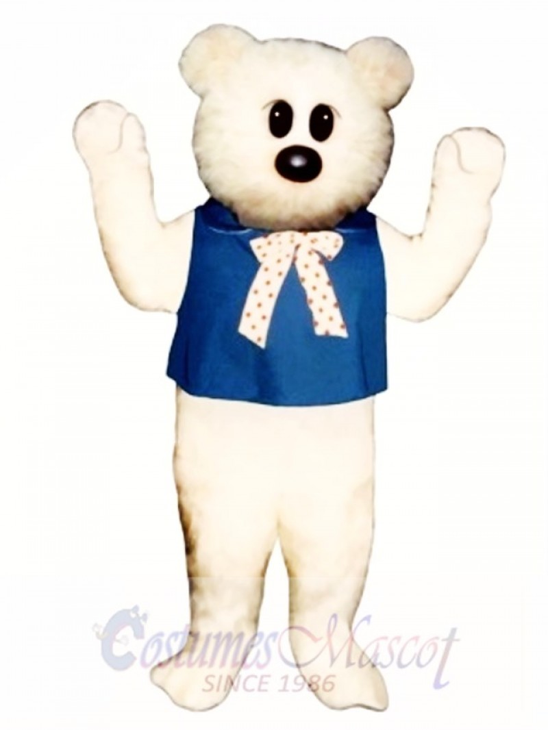 Kindergarten Bear with Bib & Tie Mascot Costume