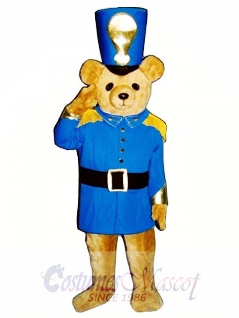 Soldier Bear Mascot Costume