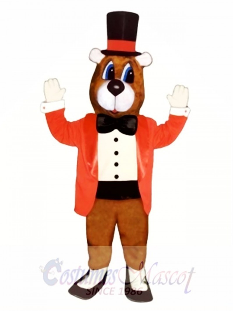 Cute Dancing Bear Mascot Costume