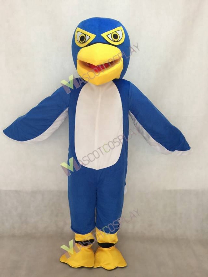 New Dark Blue and White Hawk / Falcon Mascot Costume
