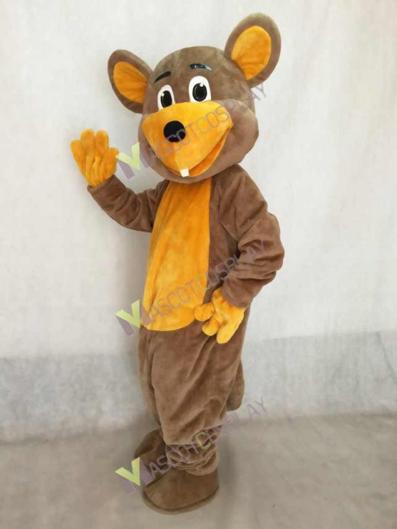 Morley Muskrat Mouse Mascot Costume