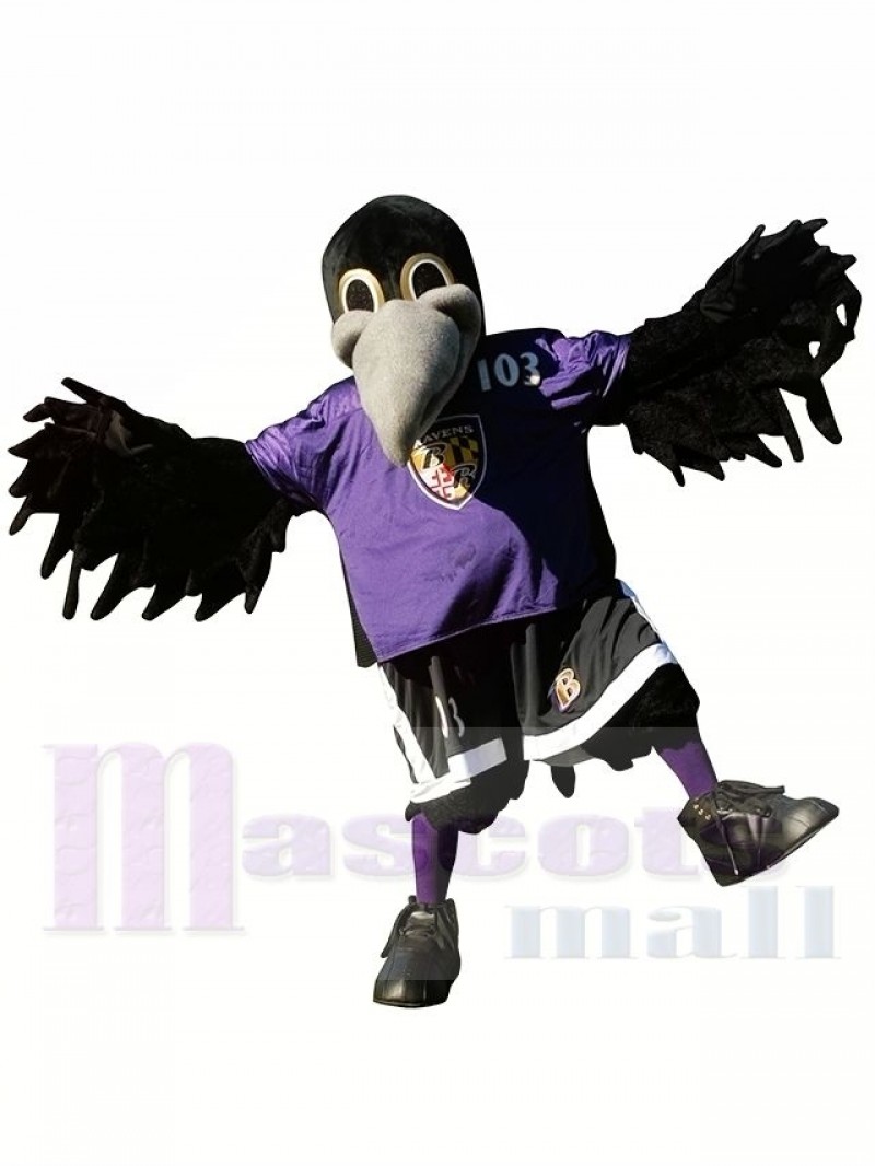Sporty Lightweight Raven Mascot Costume 