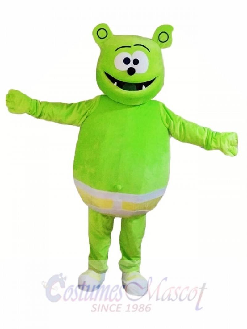 Gummy Green Bear Mascot Costumes 