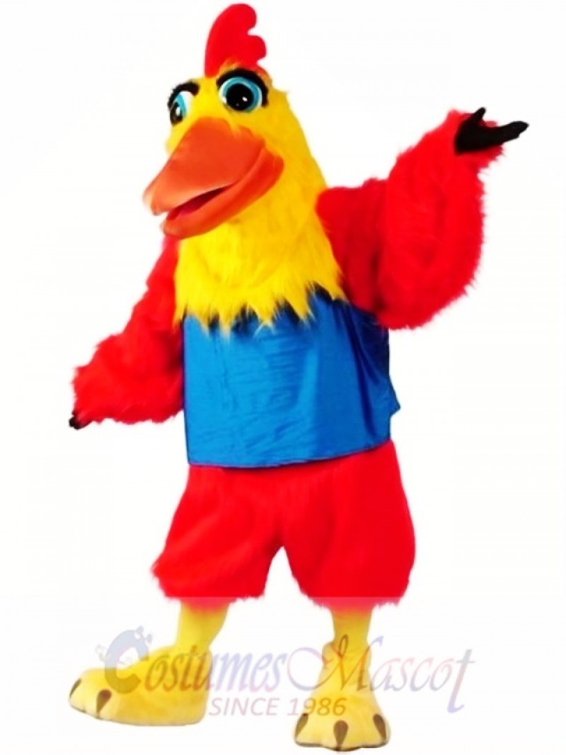 High Quality Rooster Mascot Costume
