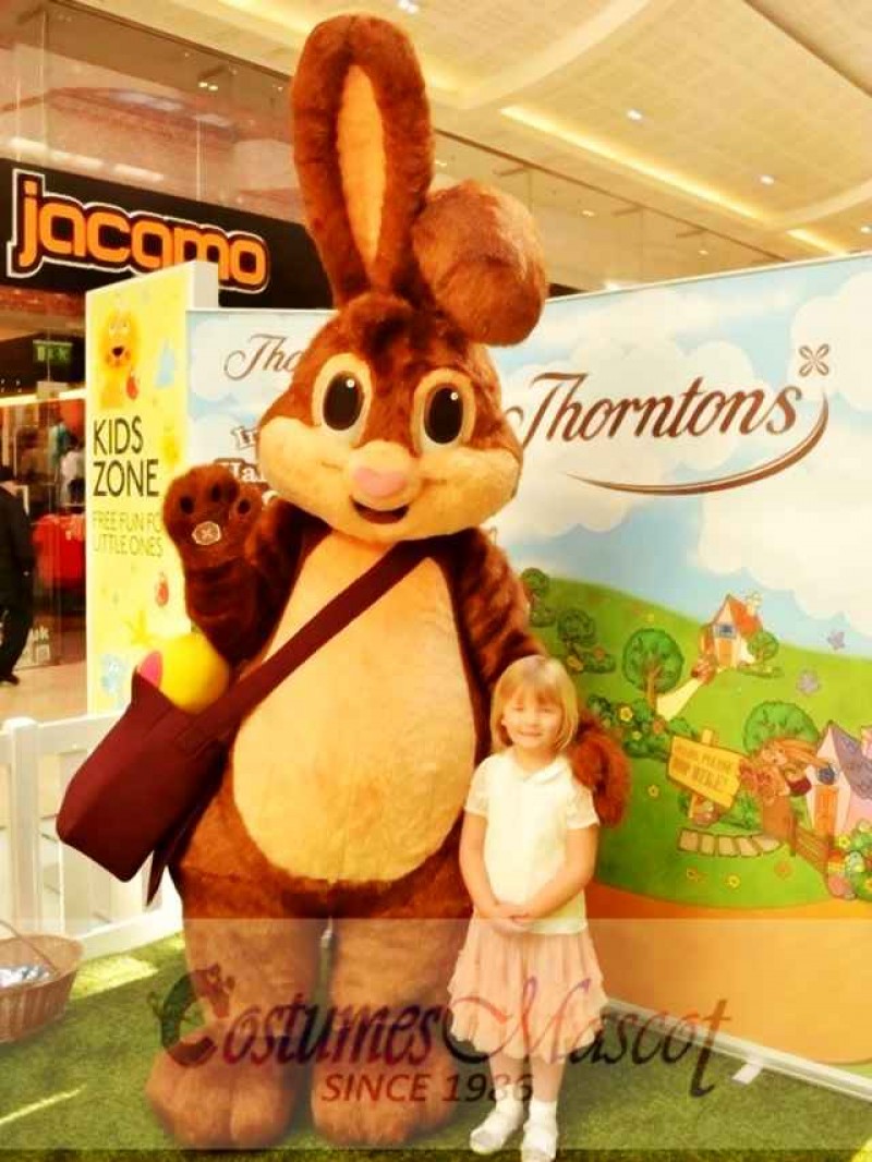 High Quality Easter Bunny Rabbit Mascot Costume  