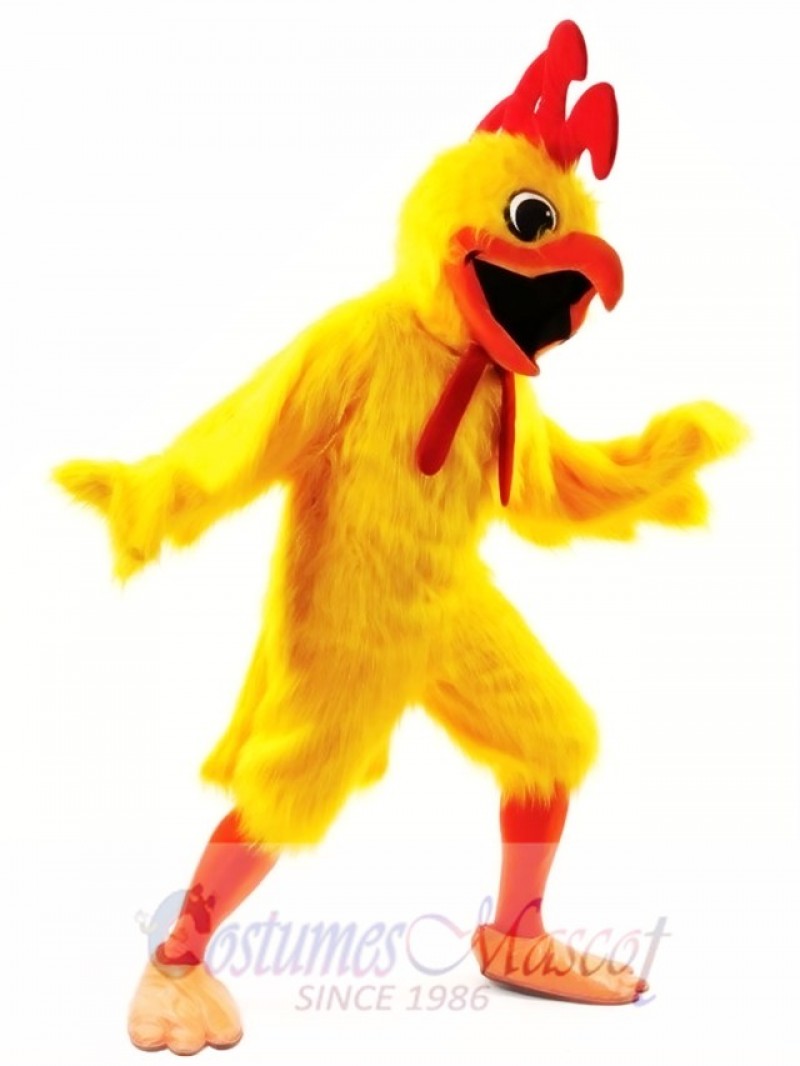 Singer Chicken Mascot Costume