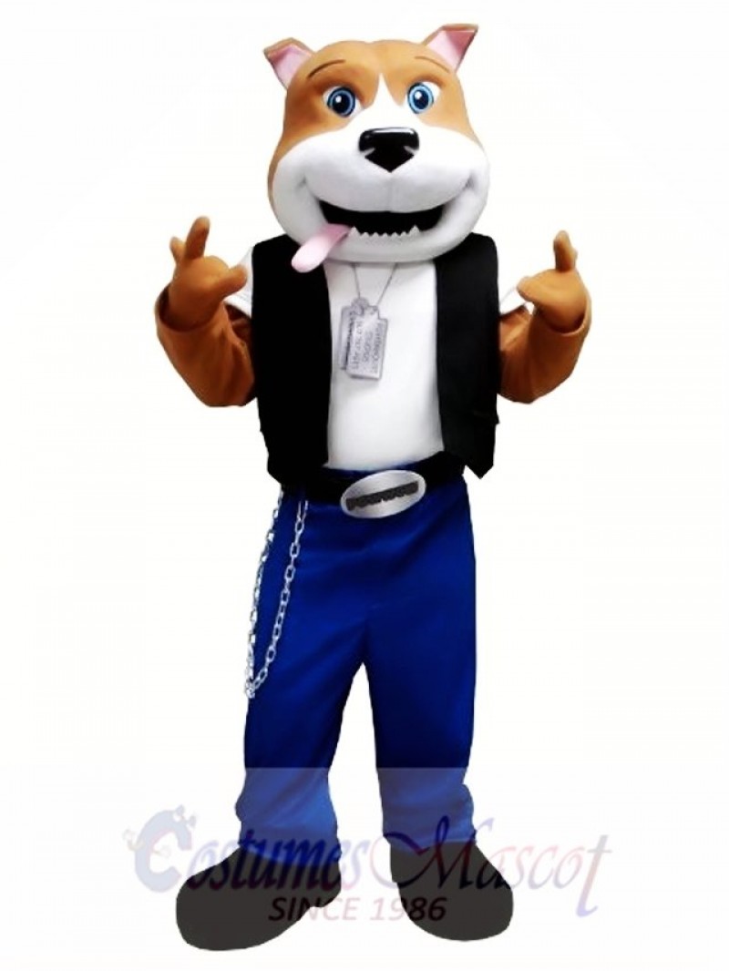 Cool Dog Mascot Costume