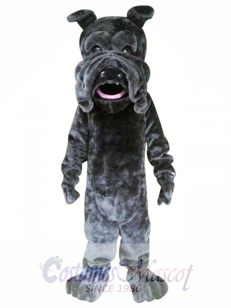 Black SharPei Mascot Costume Dog Costume for Adult