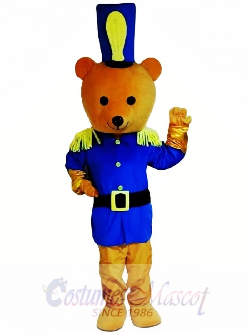 Bear Police Mascot Costume  