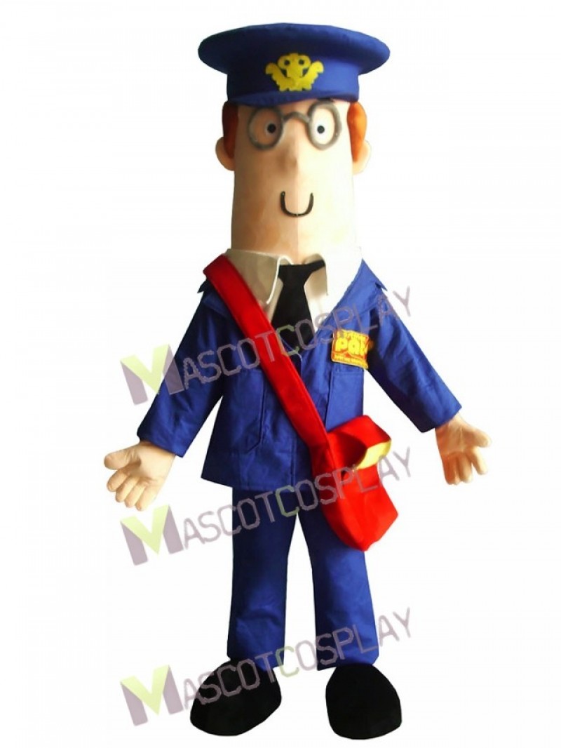 Mail Man Postman Mascot Costume