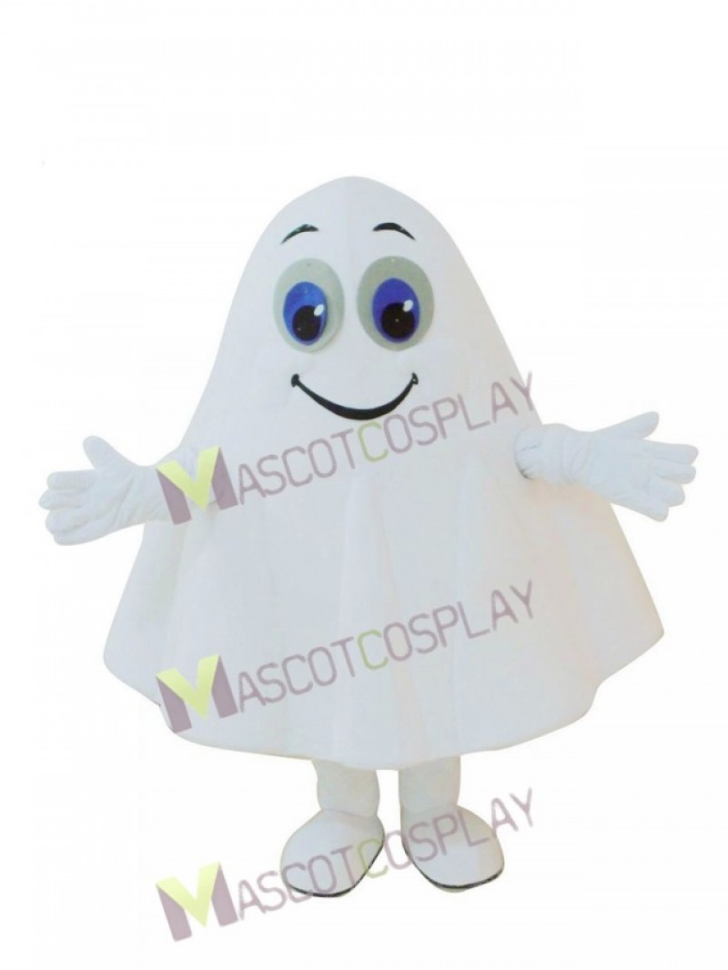 New White Ghost Halloween Party Mascot Costume