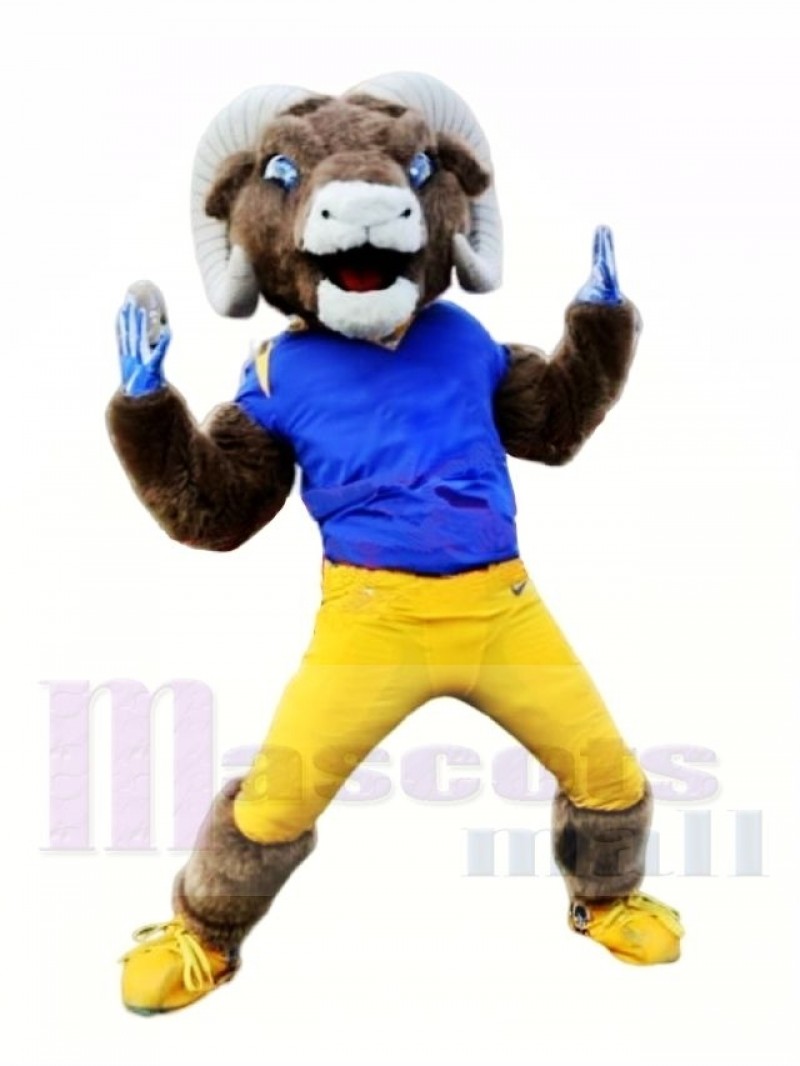 Sporty Powerful Ram Mascot Costume 