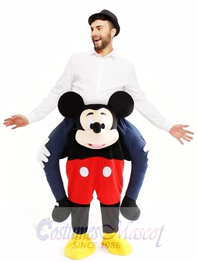 Piggyback Mouse Carry Me Ride Mouse Mascot Costume