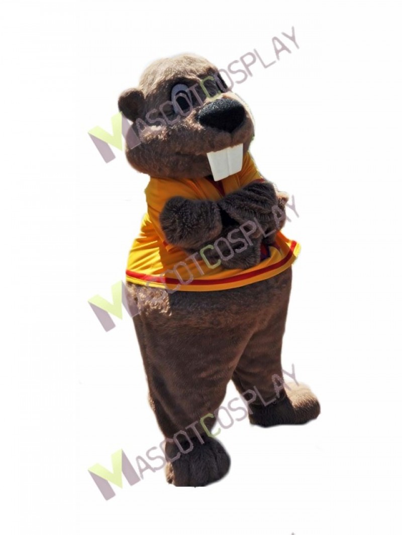 High Quality Adult Alex the Beaver Mascot Costume