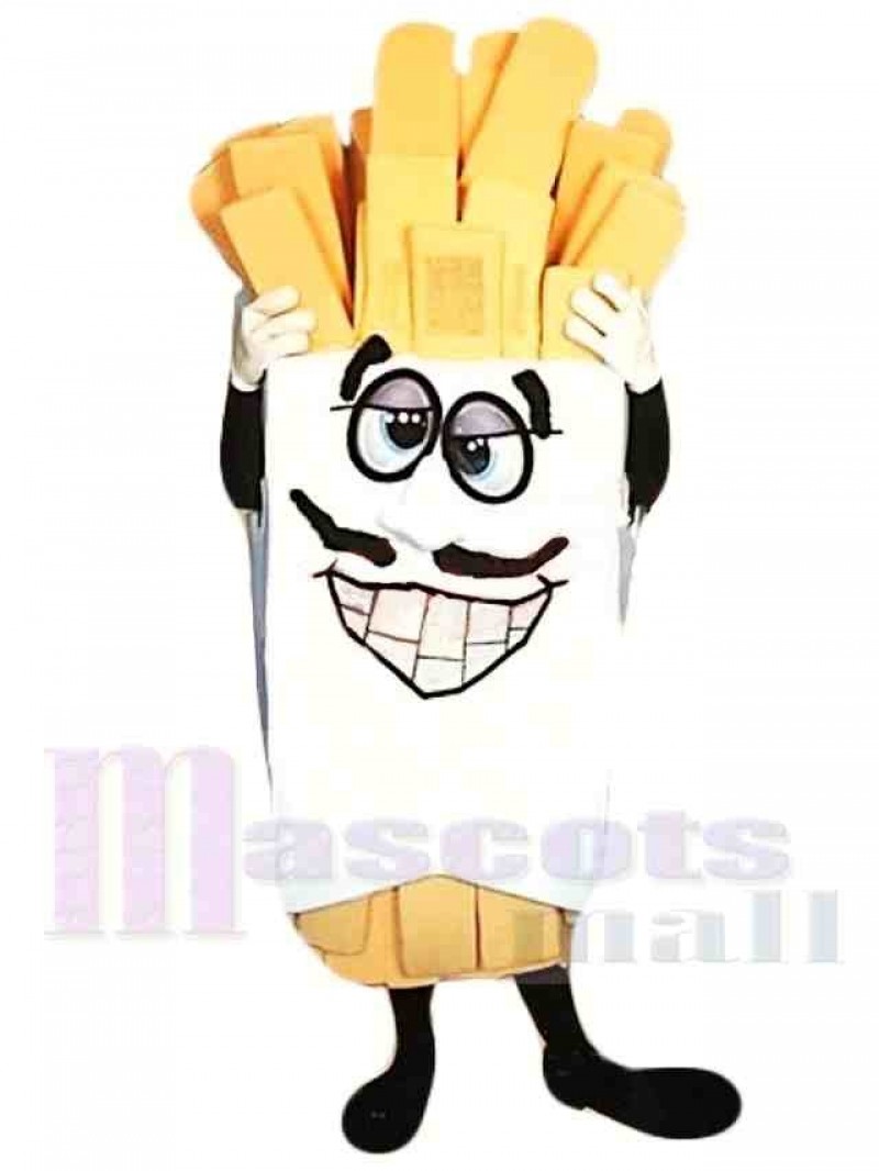 Superb French Fries Mascot Costume 