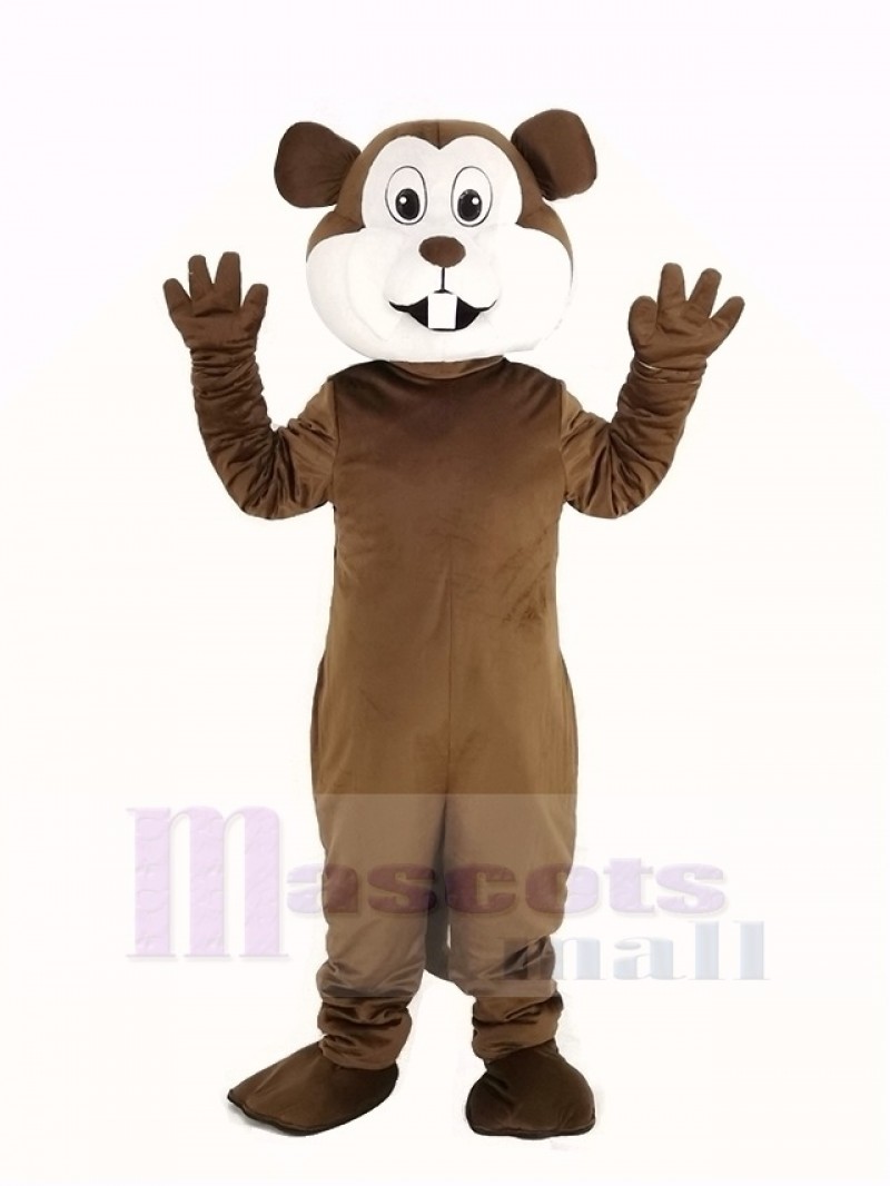 Brown Gopher Mascot Costume Animal