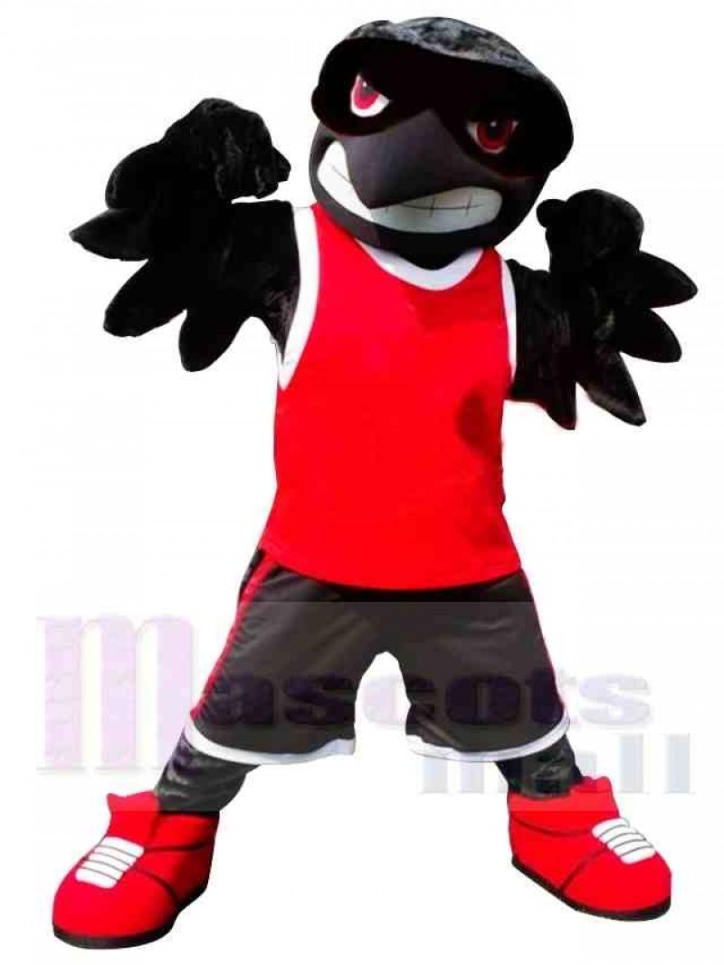 Sporty College Raven Mascot Costume 