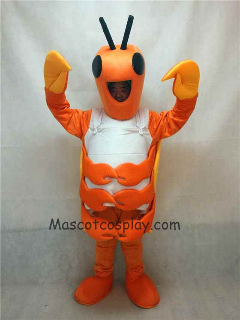 Hot Sale Adorable Realistic New Popular Professional New Adult Orange Crab Mascot Costume