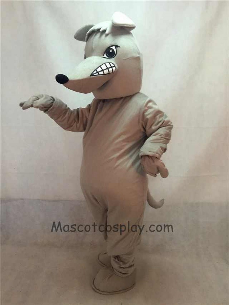 High Quality Grey Ismella Rat Mascot Costume