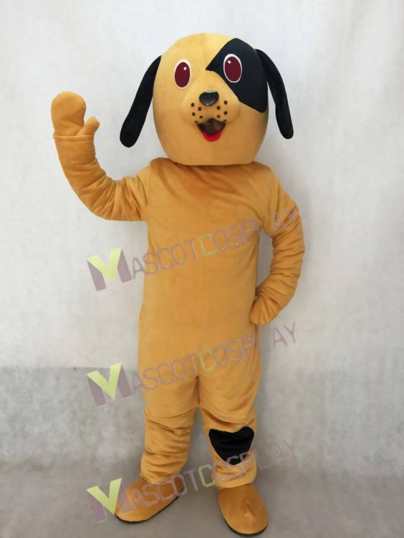 Cute Adorable Tan Puppy Dog Mascot Costume