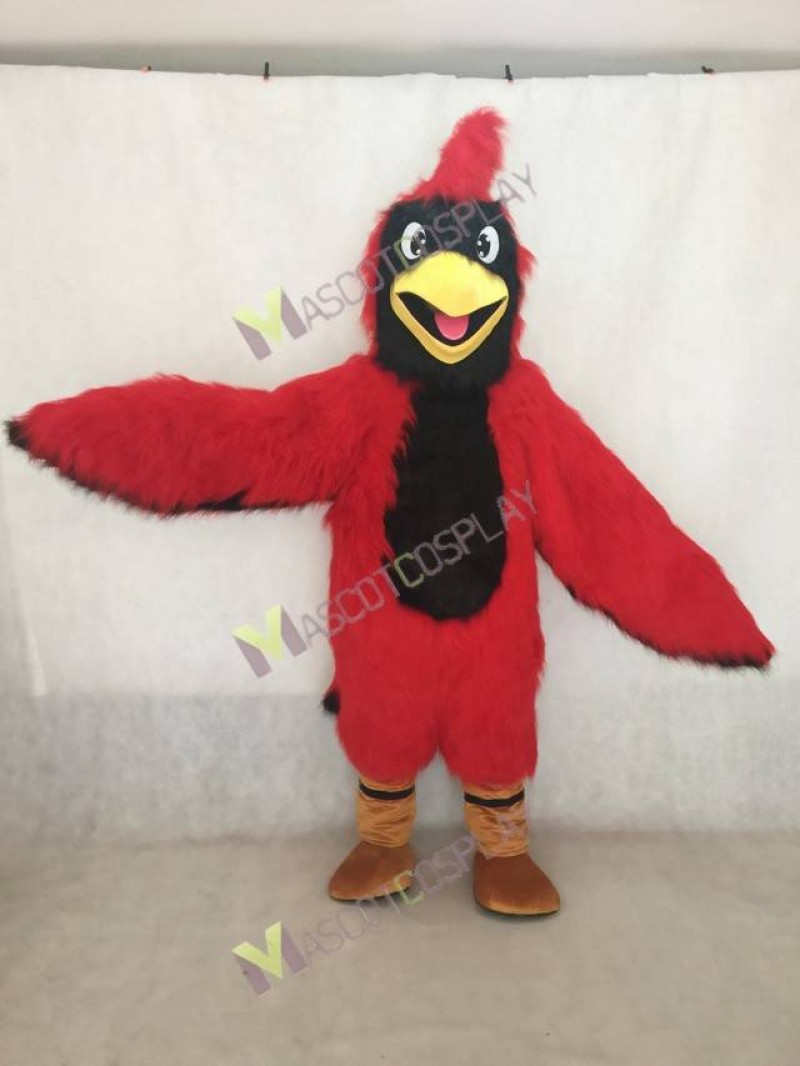 High Quality Adult Red Cardinal Mascot Costume