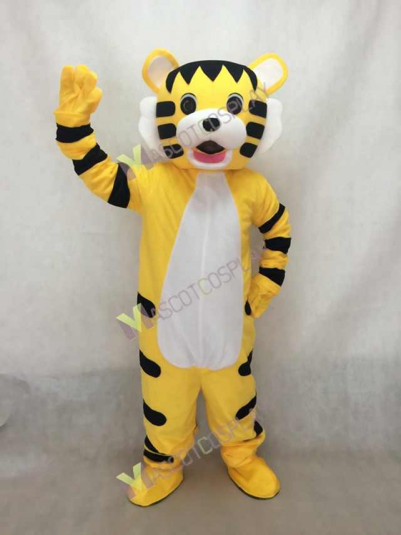 High Quality Adult Little Tiger Black Stripes Mascot Costume