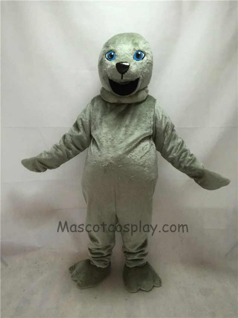 Cute New Grey Seal Mascot Costume