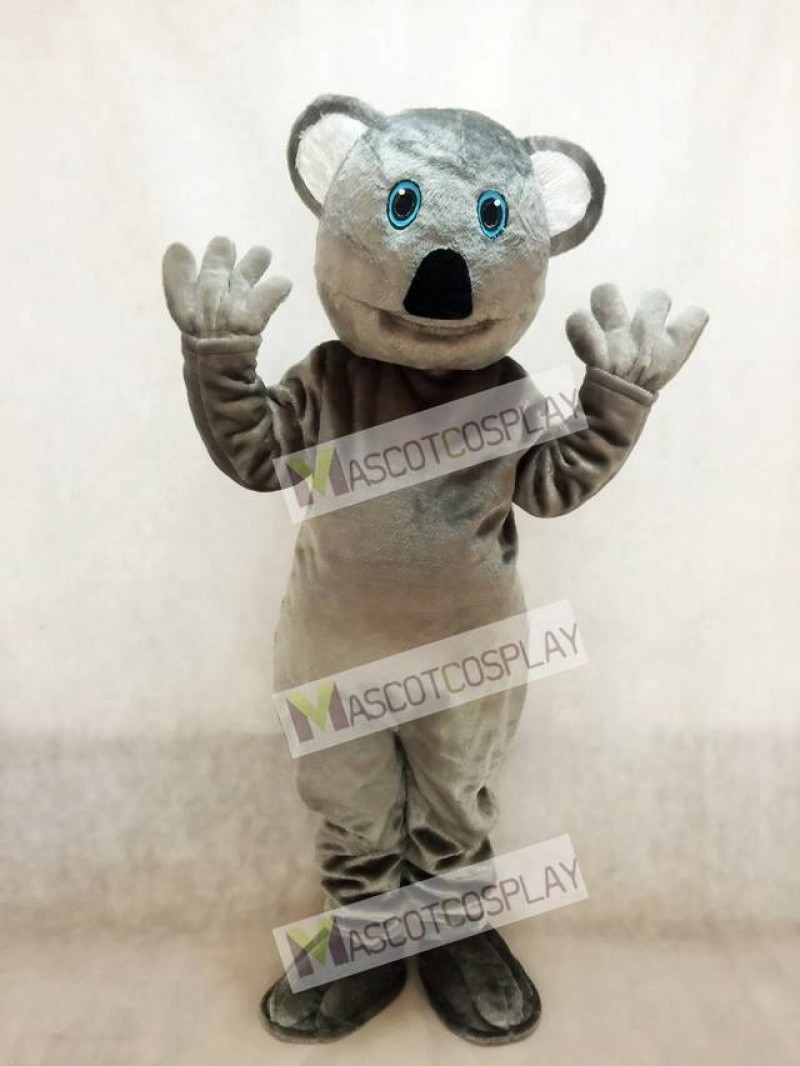 New Grey Koala Bear Mascot Costume