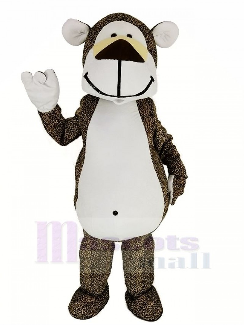 Chubby Leopard Mascot Costume Animal