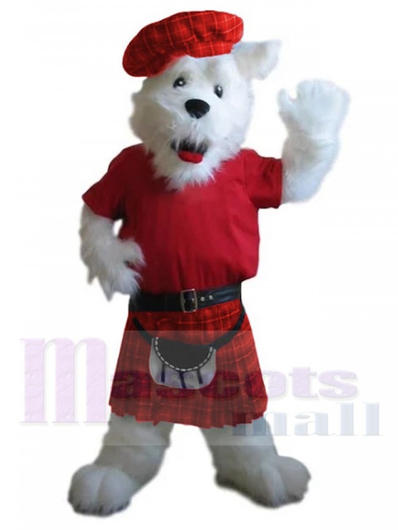 West Highland White Terrier Dog mascot costume