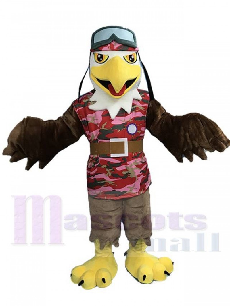 Pilot Eagle mascot costume