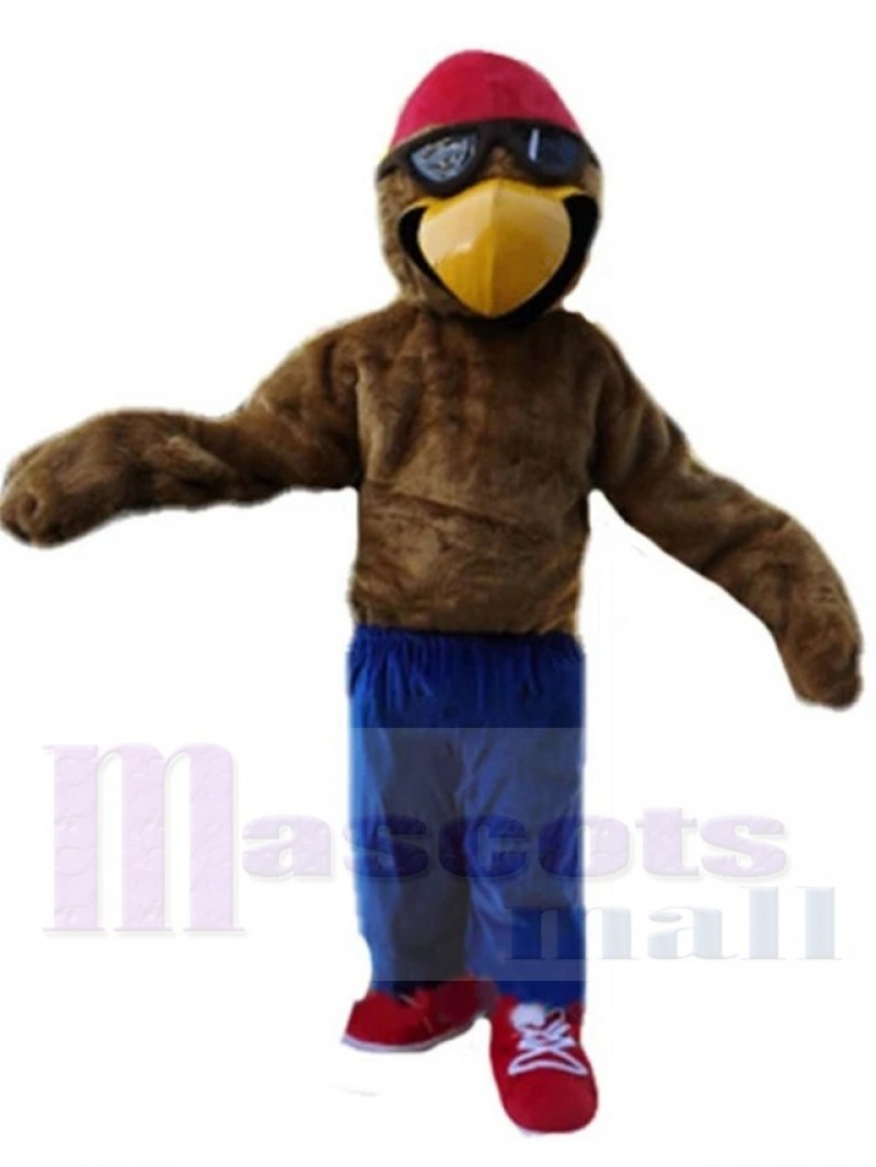 Pilot Eagle mascot costume