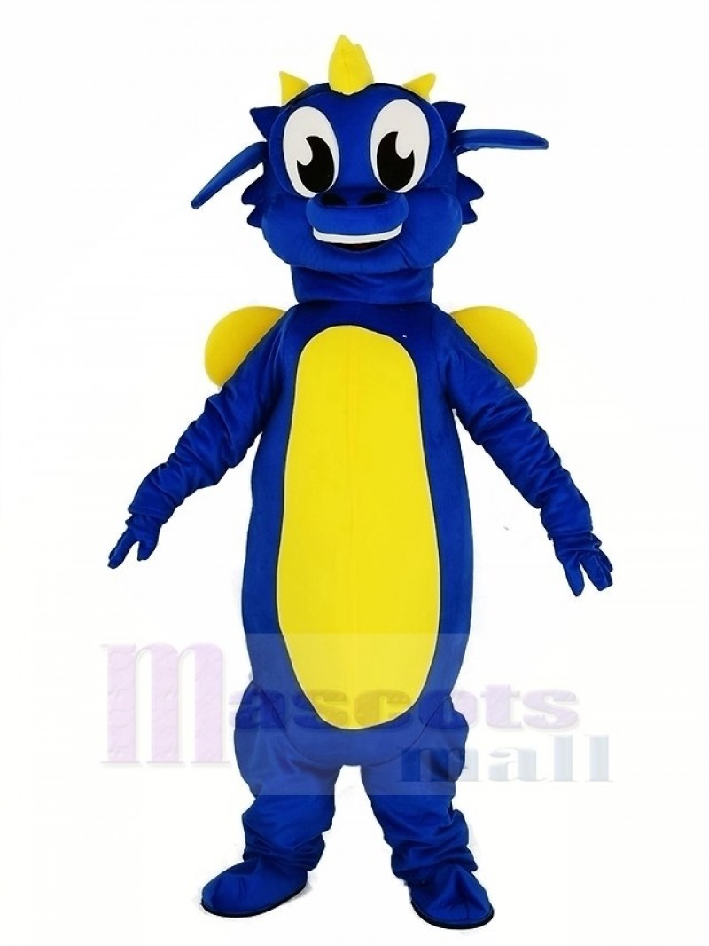 Blue Dragon Mascot Costume Animal 