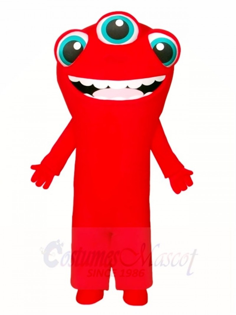 Three Eyes Monster Mascot Costumes 