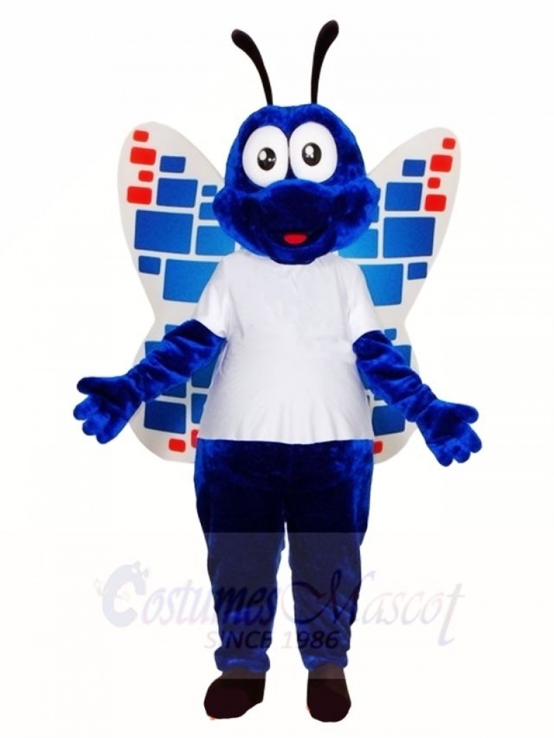 Blue Butterfly Mascot Costumes Insect