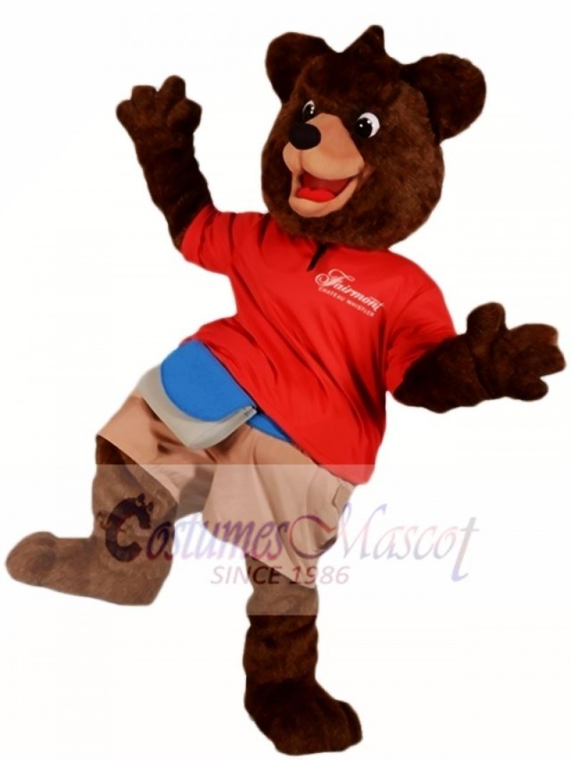 Dark Brown Bear Mascot Costumes