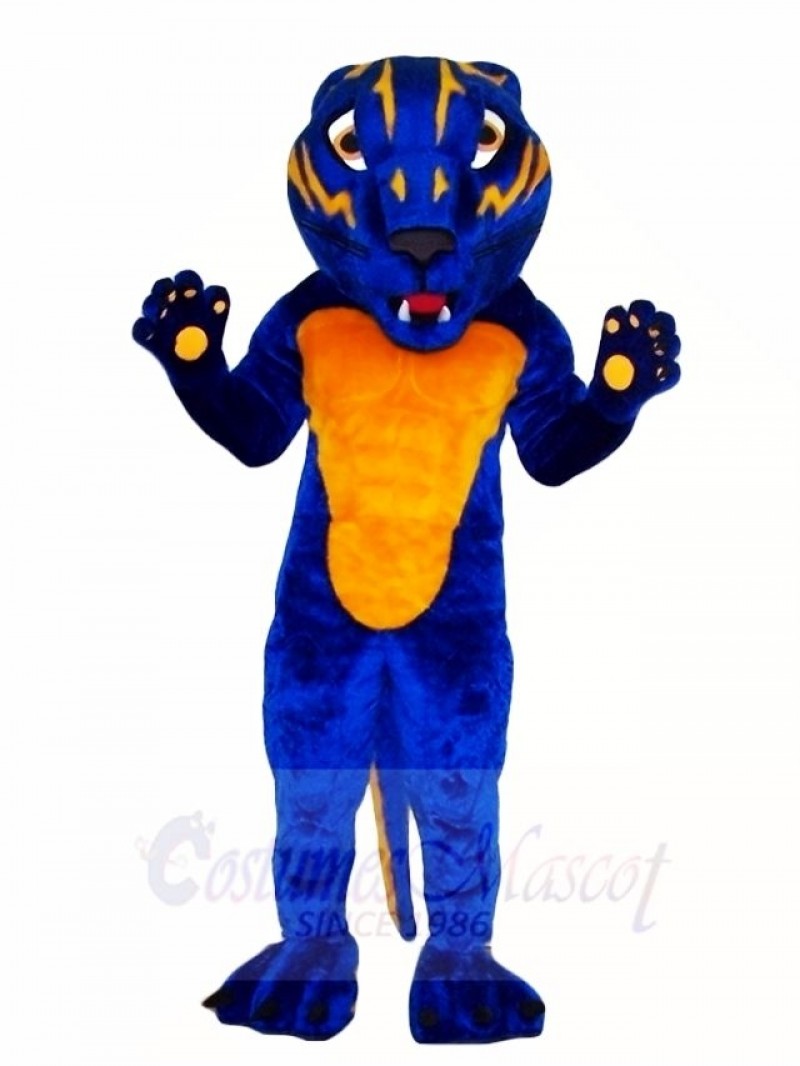 Blue Bearcat Mascot Costumes Animal 
