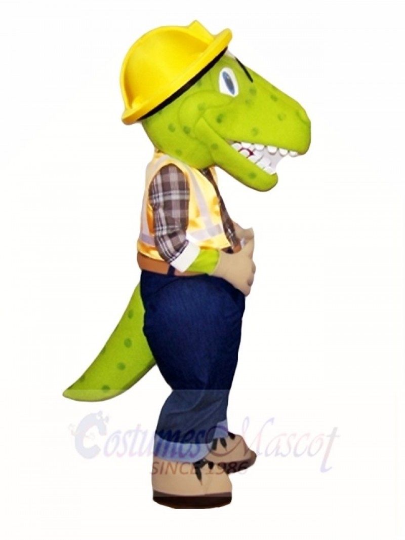  Green Male Dinosaur Mascot Costumes 