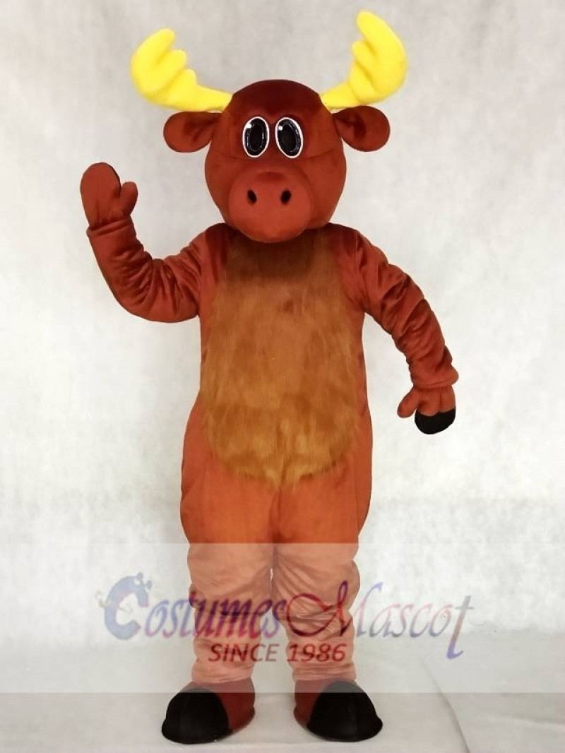 Cute Milton Moose Christmas Mascot Costumes Animal
