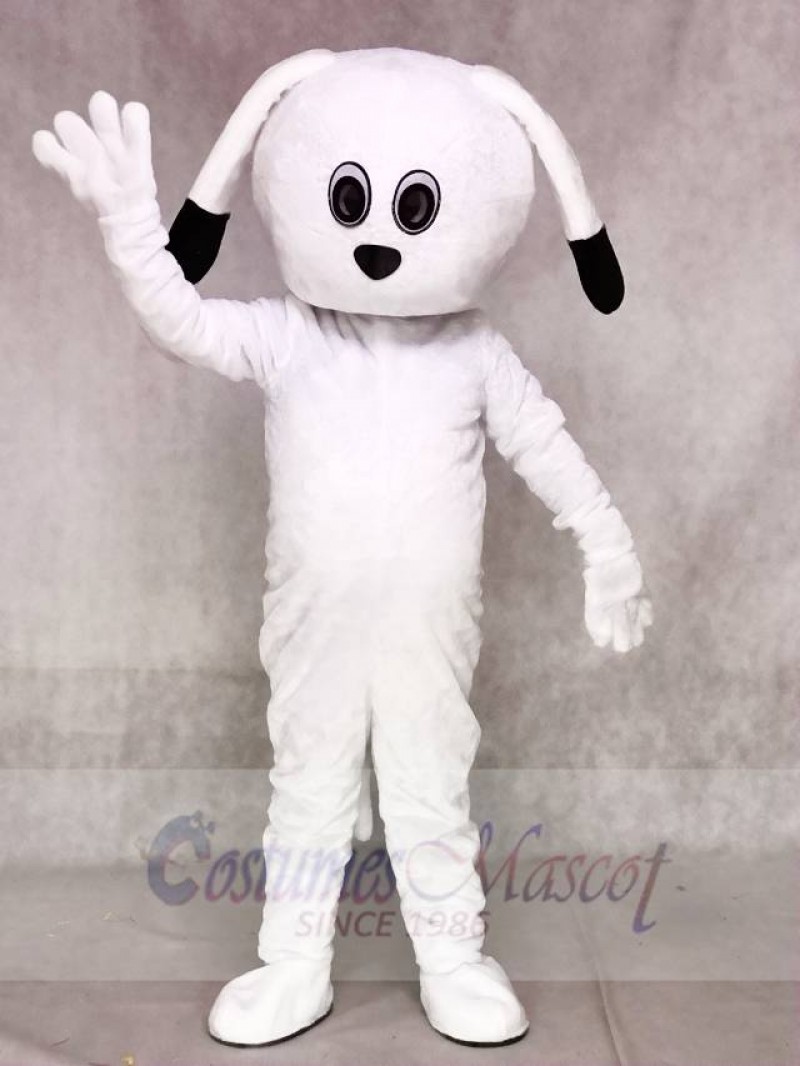 White Dog Mascot Adult Costumes Animal