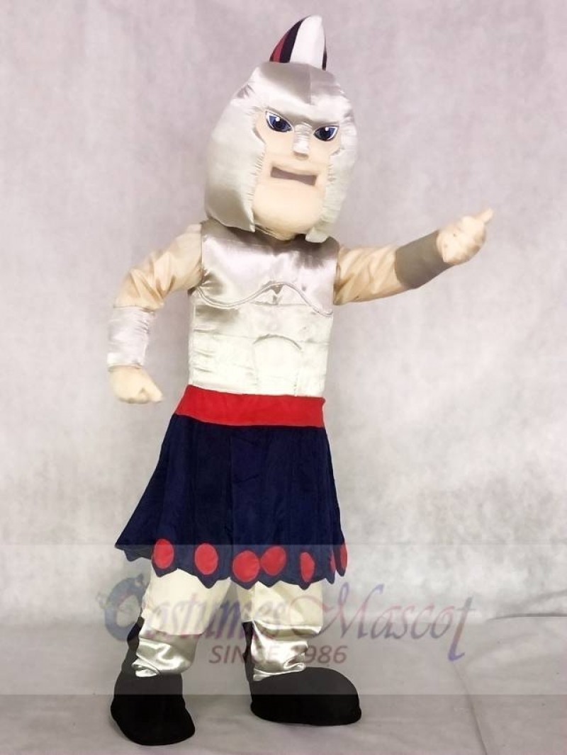 Silver Spartan Titan Trojan Mascot Costumes People