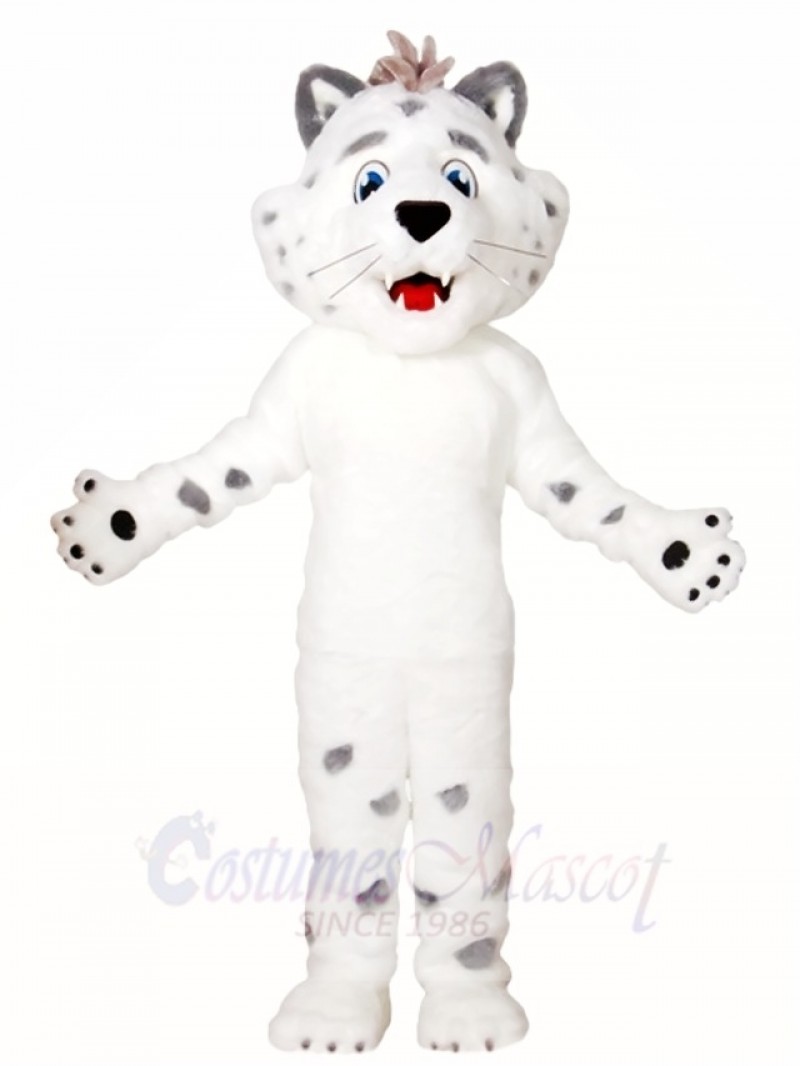 White Leopard Mascot Costumes Animal