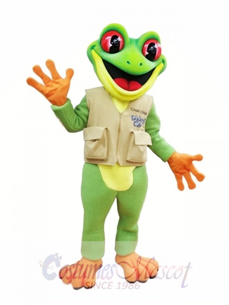 Tree Frog Mascot Costume Green Frog Mascot Costumes