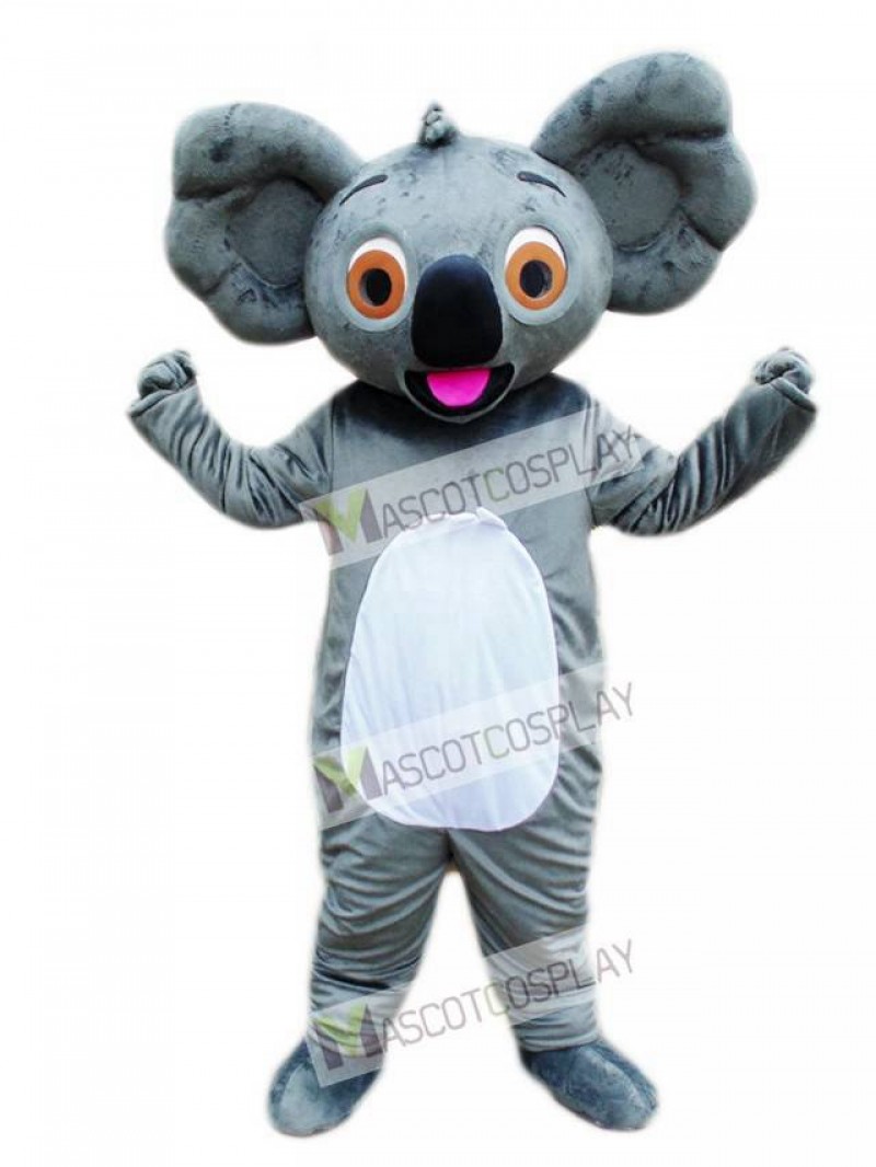 Koala with Red Tongue Mascot Costume