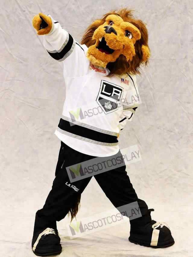 Bailey the Lion of the Los Angeles Kings Mascot Costume