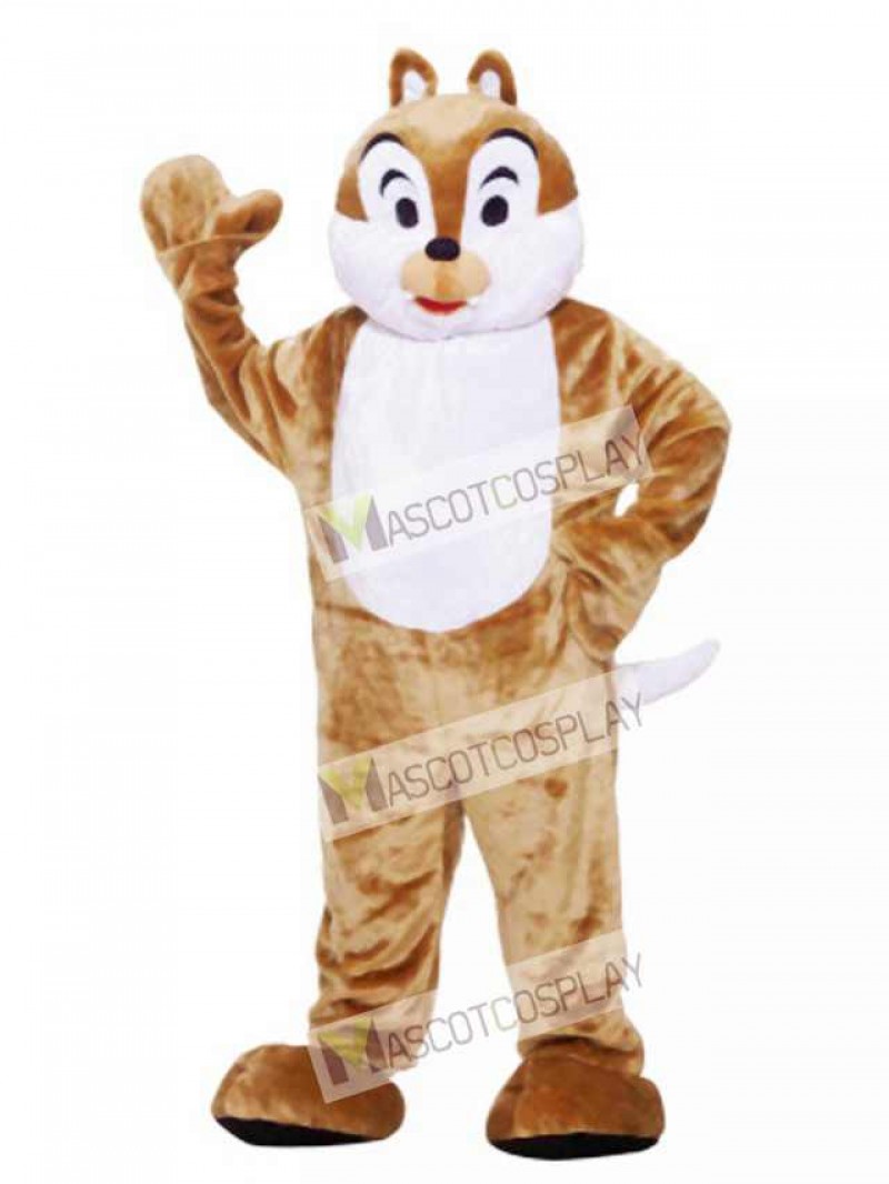 Brown Chipmunk Mascot Costume