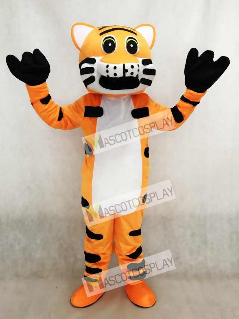 Red Tiger Mascot Adult Costume Animal