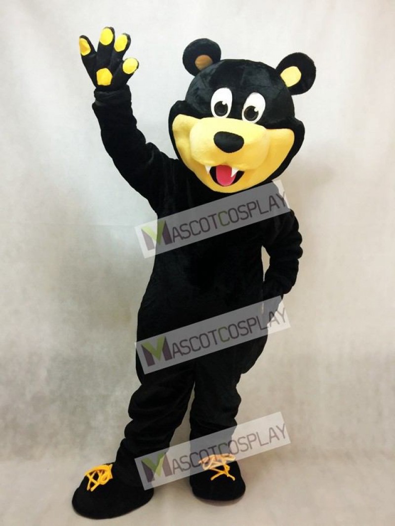 Brown Estevan Bruins Bear Custom Ice Hockey Mascot Costume