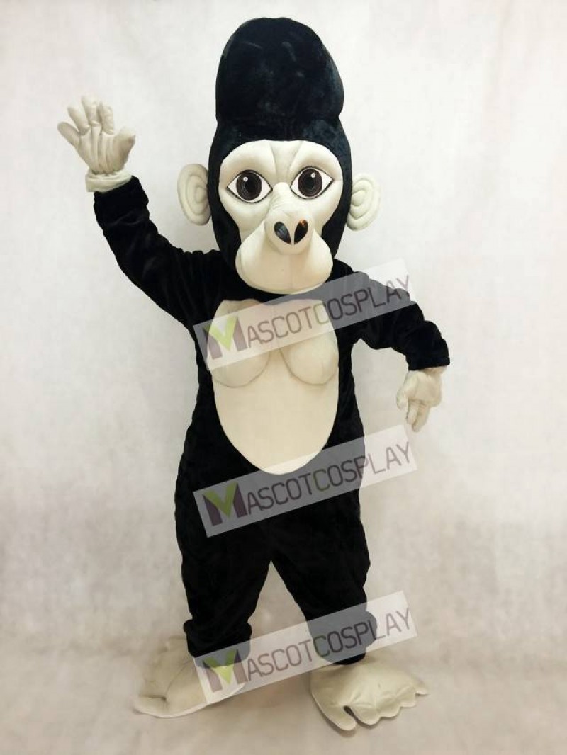 New Black Silverback Gorilla Mascot Costume