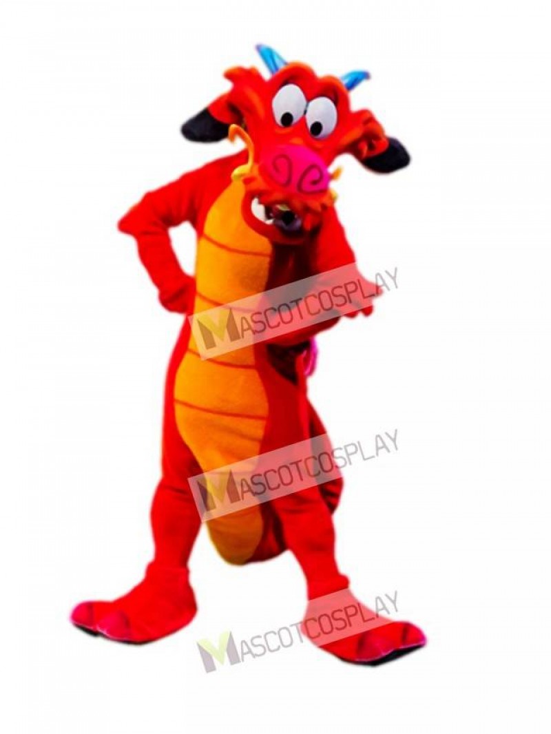 Red Legendary Dragon Mascot Costume
